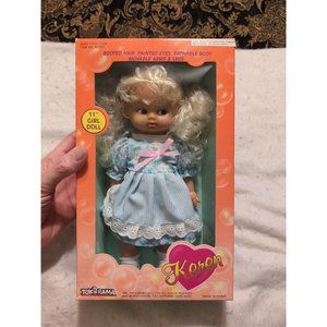 1991 Toy O Rama 11" Girl Doll Keren Vintage NIB